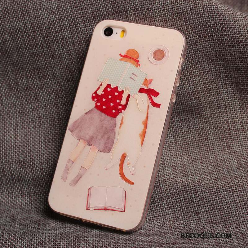 iPhone 5/5s Coque De Téléphone Charmant Incassable Dessin Animé Tout Compris Jaune