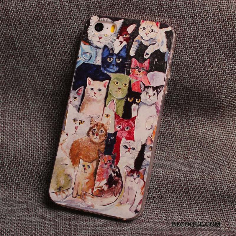 iPhone 5/5s Coque De Téléphone Charmant Incassable Dessin Animé Tout Compris Jaune