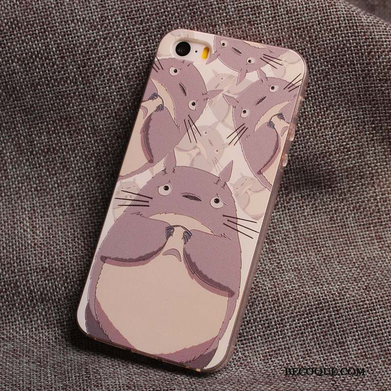 iPhone 5/5s Coque De Téléphone Charmant Incassable Dessin Animé Tout Compris Jaune