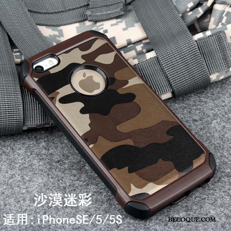 iPhone 5/5s Coque De Téléphone Fluide Doux Créatif Bleu Camouflage