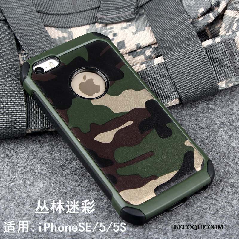 iPhone 5/5s Coque De Téléphone Fluide Doux Créatif Bleu Camouflage