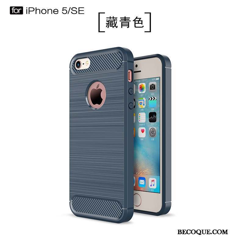 iPhone 5/5s Coque Tendance Fluide Doux Étui Fibre Délavé En Daim Protection