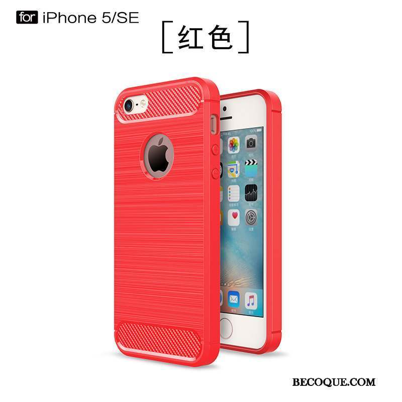 iPhone 5/5s Coque Tendance Fluide Doux Étui Fibre Délavé En Daim Protection