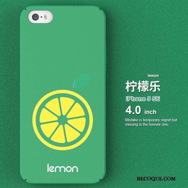 iPhone 5/5s Coque Tout Compris Dessin Animé Difficile Vert Incassable