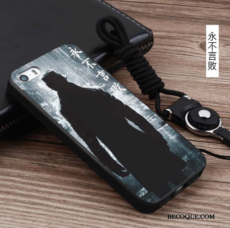 iPhone 5/5s Créatif Coque De Téléphone Ornements Suspendus Silicone Incassable Étui