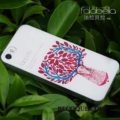 iPhone 5/5s Créatif Gaufrage Silicone Coque De Téléphone Tendance Incassable