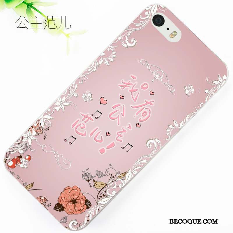 iPhone 5/5s Gaufrage Étui Dessin Animé Coque Créatif Protection