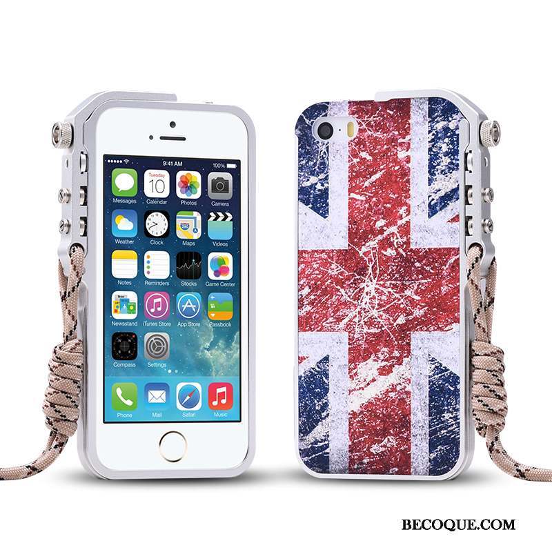 iPhone 5/5s Incassable Bleu Coque De Téléphone Étui Border Protection