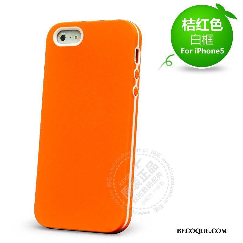 iPhone 5/5s Incassable Coque De Téléphone Étui Protection Silicone Rouge