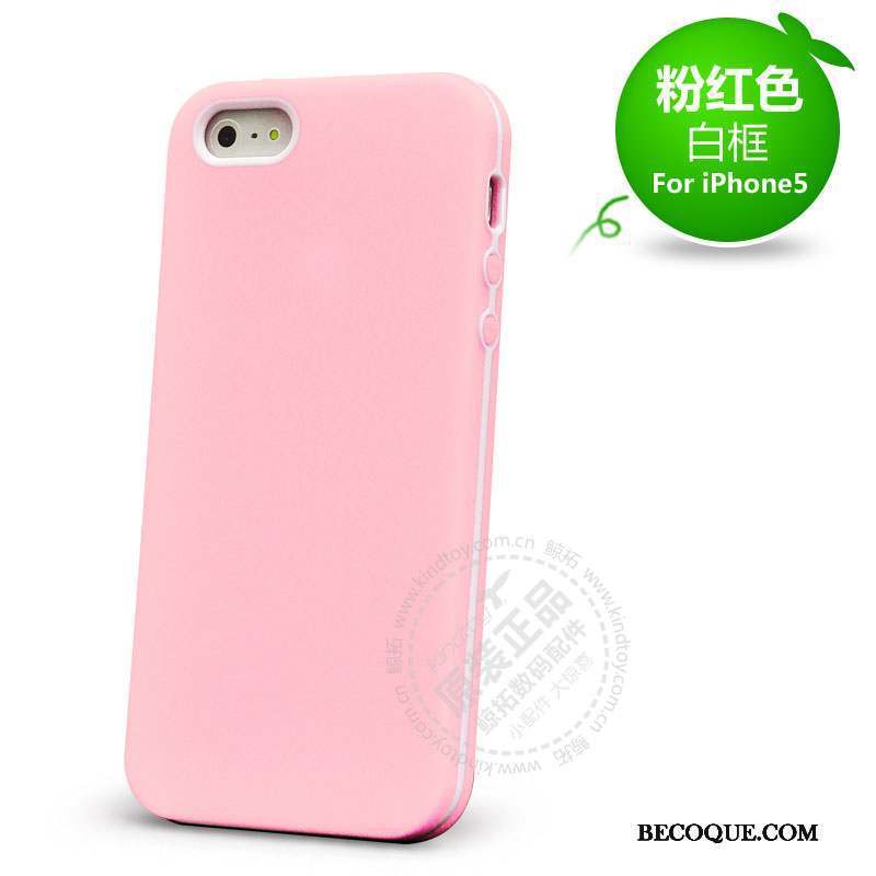 iPhone 5/5s Incassable Coque De Téléphone Étui Protection Silicone Rouge