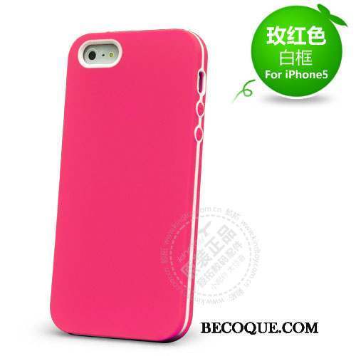 iPhone 5/5s Incassable Coque De Téléphone Étui Protection Silicone Rouge