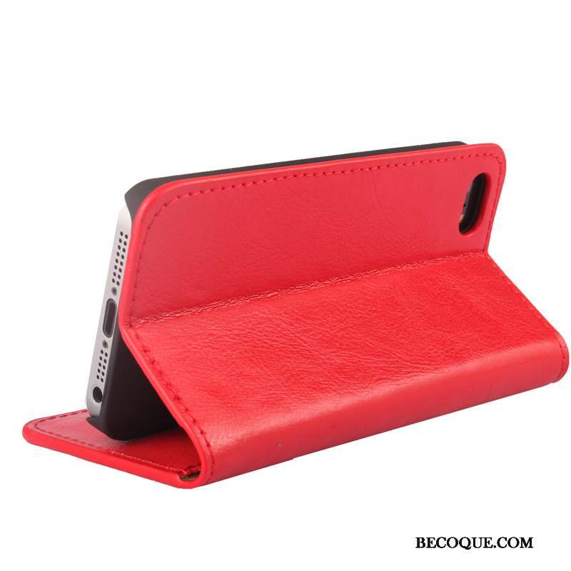 iPhone 5/5s Incassable Modèle Fleurie Étui En Cuir Housse Protection Coque