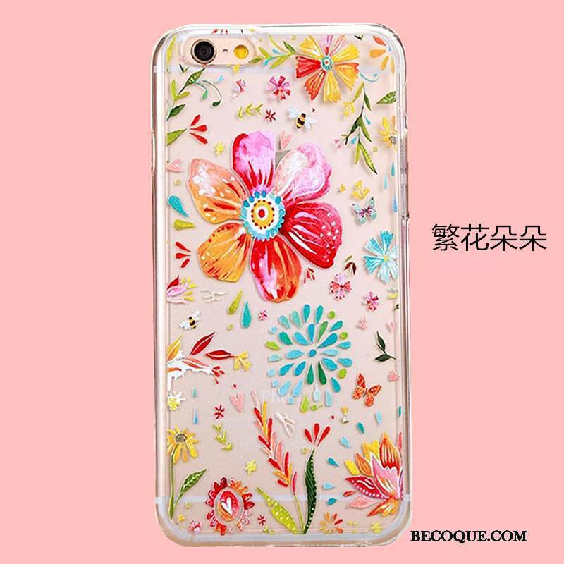 iPhone 5/5s Multicolore Gaufrage Fluide Doux Incassable Sac Coque De Téléphone