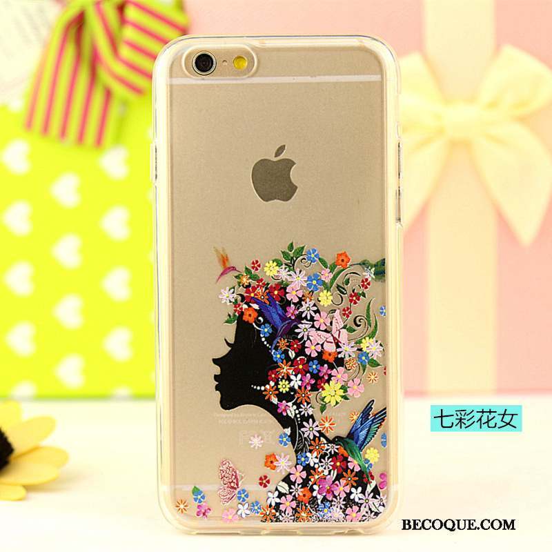 iPhone 5/5s Multicolore Gaufrage Fluide Doux Incassable Sac Coque De Téléphone