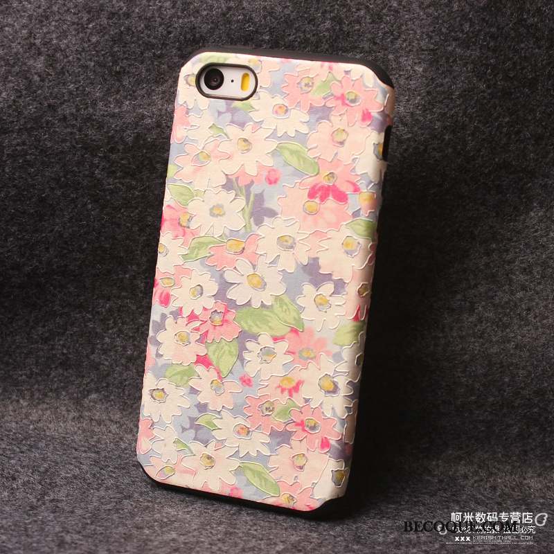 iPhone 5/5s Rose Coque De Téléphone Étui Personnalité Dessin Animé Tout Compris