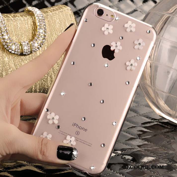 iPhone 5/5s Strass Protection Étui Coque De Téléphone Rose