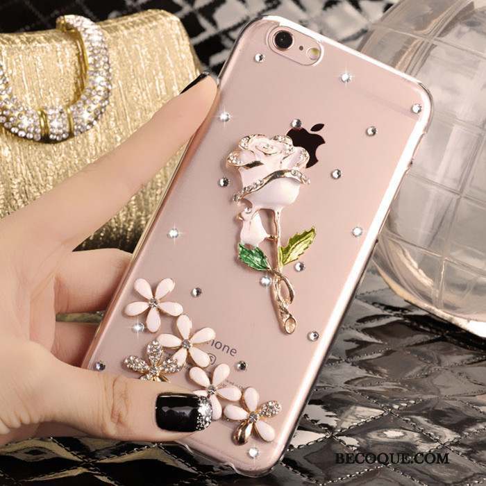 iPhone 5/5s Strass Protection Étui Coque De Téléphone Rose