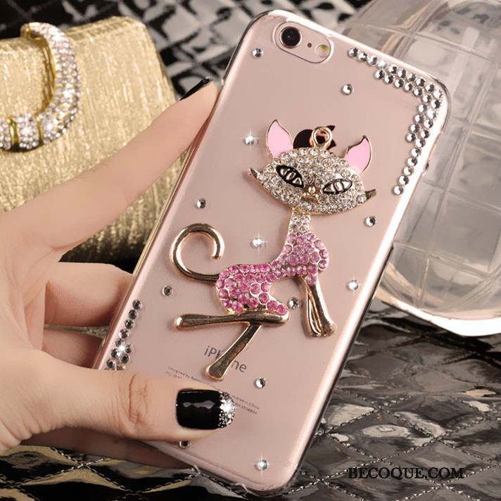 iPhone 5/5s Strass Protection Étui Coque De Téléphone Rose