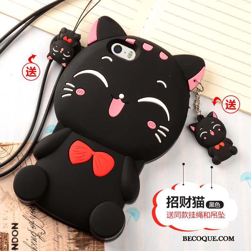 iPhone 5/5s Tout Compris Charmant Coque De Téléphone Dessin Animé Silicone Incassable