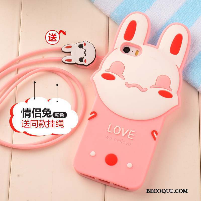 iPhone 5/5s Tout Compris Charmant Coque De Téléphone Dessin Animé Silicone Incassable