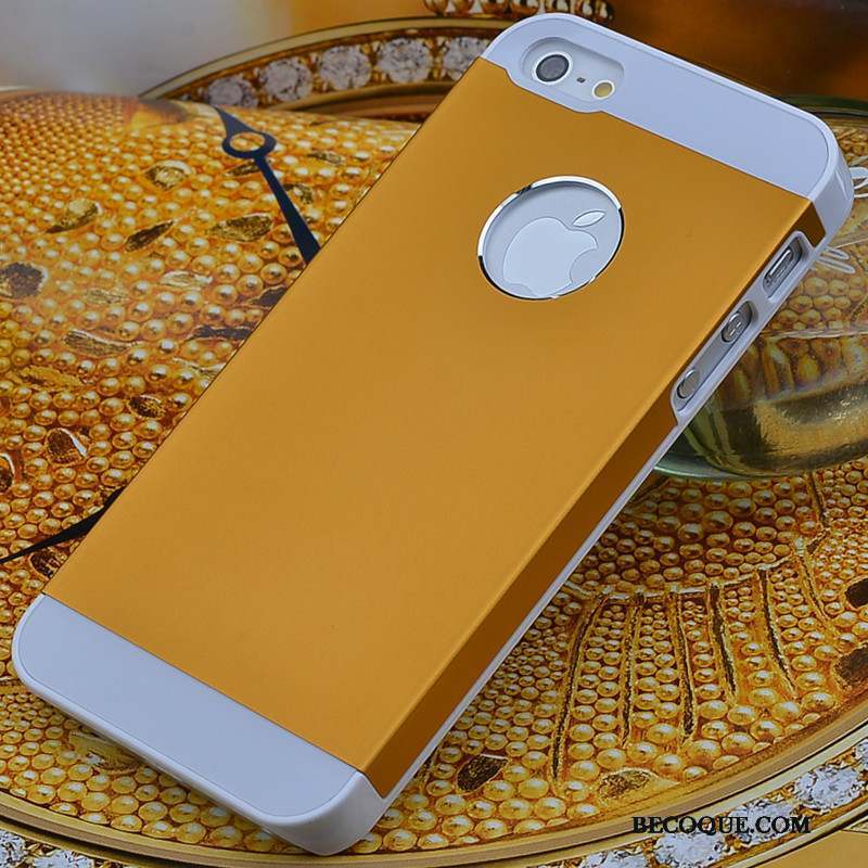 iPhone 5/5s Tout Compris Coque Couvercle Arrière Rose De Téléphone Métal
