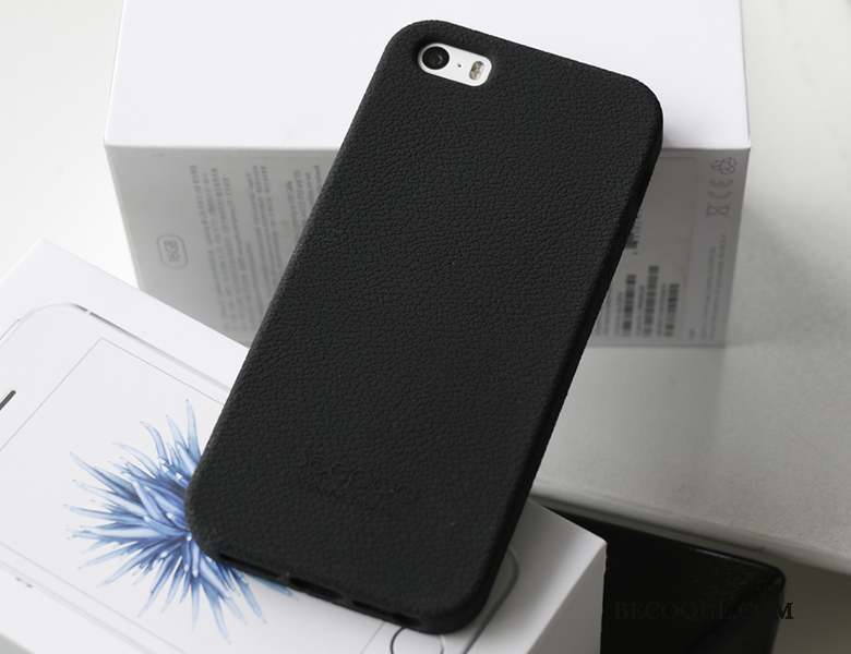 iPhone 5/5s Téléphone Portable Tissu Coque De Téléphone Silicone Vert Protection