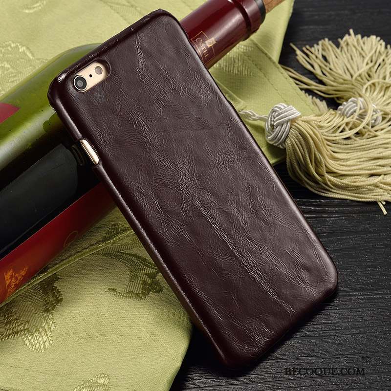 iPhone 5/5s Étui En Cuir Protection Tendance Coque De Téléphone Téléphone Portable Vin Rouge