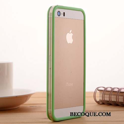 iPhone 5/5s Étui Protection Vert Coque De Téléphone Silicone Fluide Doux