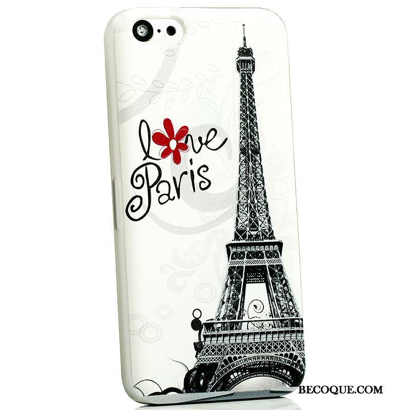 iPhone 5c Charmant Coque De Téléphone Délavé En Daim Dessin Animé Téléphone Portable Gaufrage