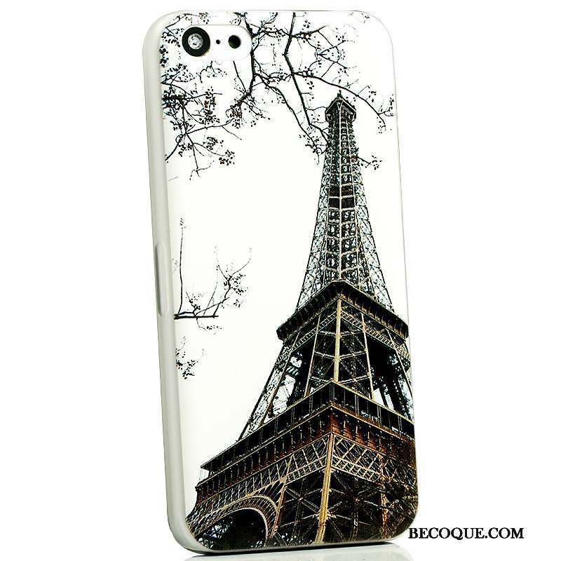 iPhone 5c Charmant Coque De Téléphone Délavé En Daim Dessin Animé Téléphone Portable Gaufrage