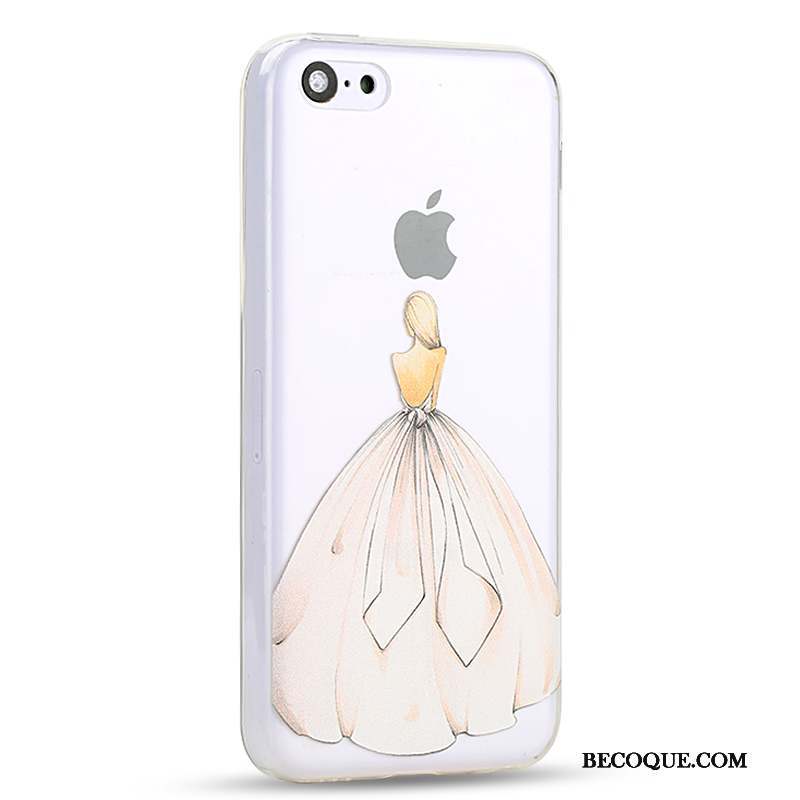 iPhone 5c Charmant Jaune Dessin Animé Coque De Téléphone Couvercle Arrière Incassable