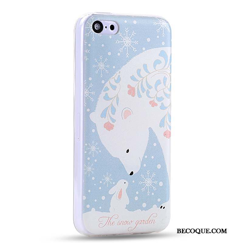 iPhone 5c Charmant Jaune Dessin Animé Coque De Téléphone Couvercle Arrière Incassable