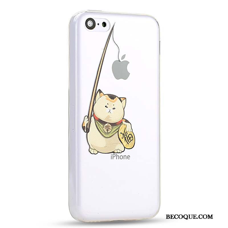 iPhone 5c Charmant Jaune Dessin Animé Coque De Téléphone Couvercle Arrière Incassable