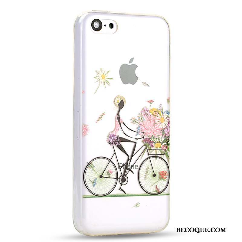 iPhone 5c Charmant Jaune Dessin Animé Coque De Téléphone Couvercle Arrière Incassable