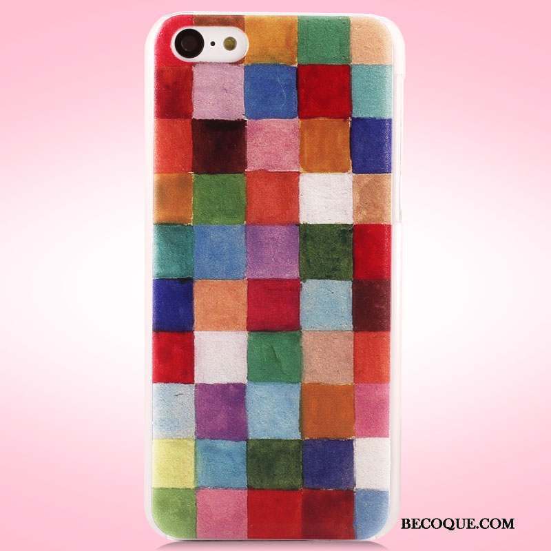 iPhone 5c Coque De Téléphone Multicolore Étui Protection Peinture Difficile