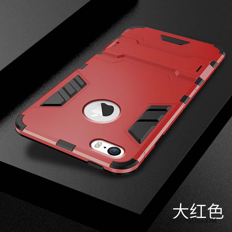 iPhone 5c Coque Incassable Silicone Étui Argent Délavé En Daim Tendance