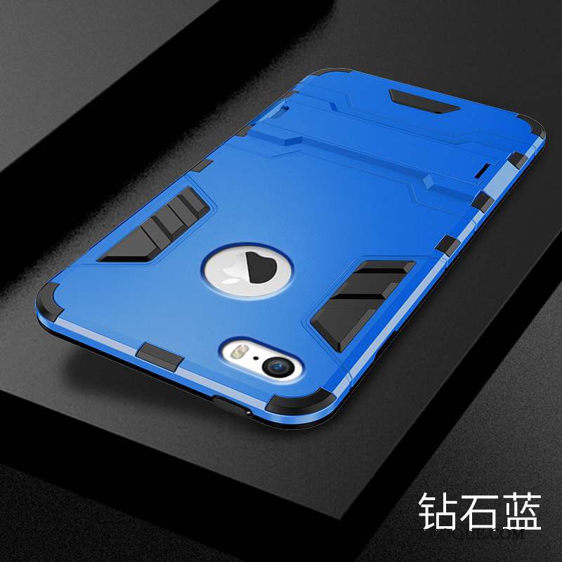 iPhone 5c Coque Incassable Silicone Étui Argent Délavé En Daim Tendance