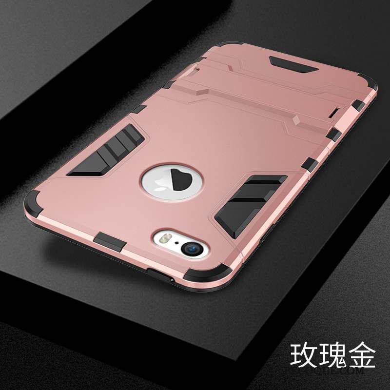 iPhone 5c Coque Incassable Silicone Étui Argent Délavé En Daim Tendance