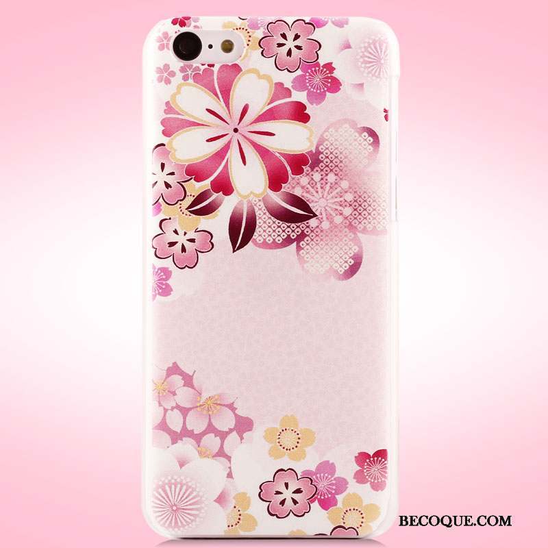 iPhone 5c Coque Tendance Étui Difficile Téléphone Portable Violet Peinture