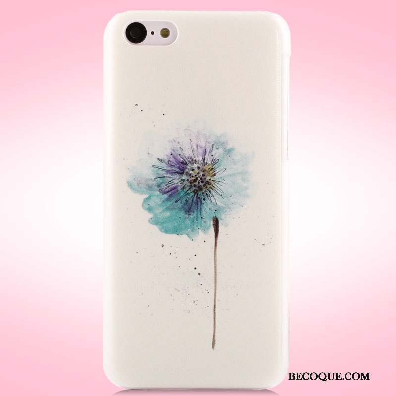 iPhone 5c Coque Tendance Étui Difficile Téléphone Portable Violet Peinture