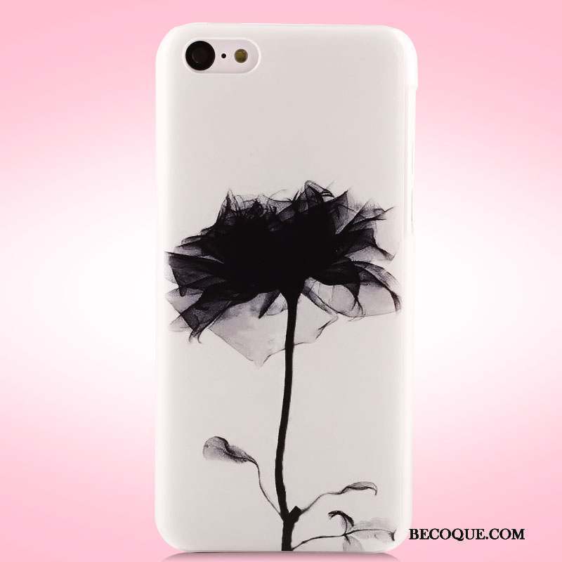 iPhone 5c Coque Tendance Étui Difficile Téléphone Portable Violet Peinture