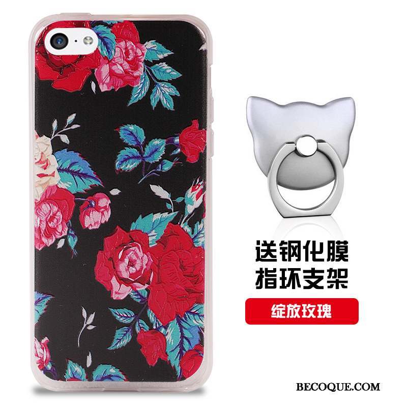 iPhone 5c Fluide Doux Protection Rouge Coque De Téléphone Incassable Personnalisé