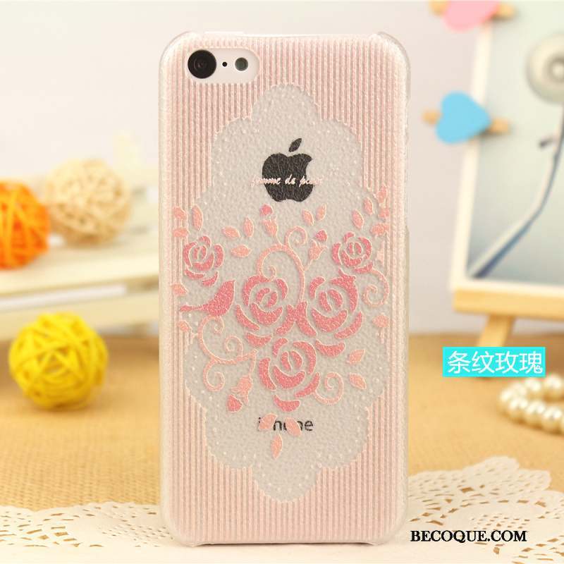 iPhone 5c Modèle Fleurie Incassable Rouge Personnalisé Étui Coque De Téléphone