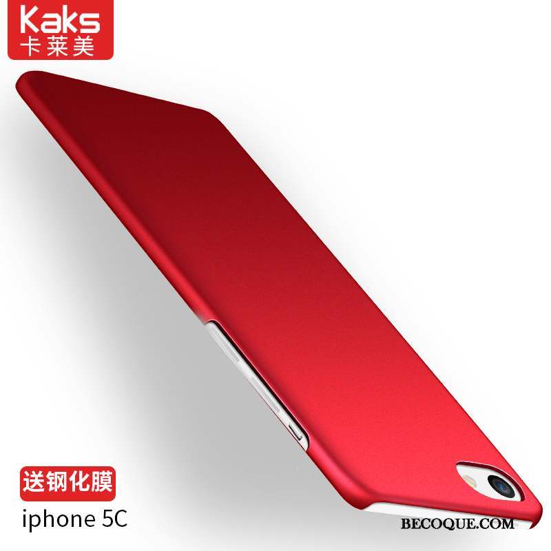 iPhone 5c Protection Tendance Difficile Rouge Coque Tout Compris