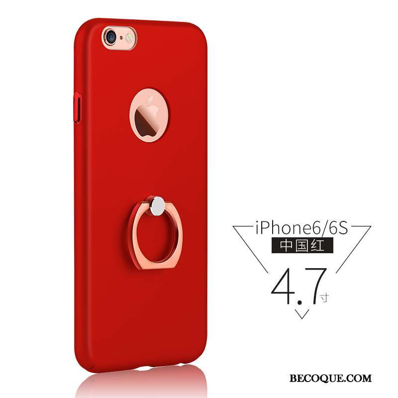 iPhone 6/6s Anneau Support Coque De Téléphone Difficile Tout Compris Délavé En Daim