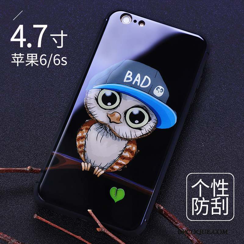 iPhone 6/6s Coque Dessin Animé De Téléphone Verre Difficile Incassable