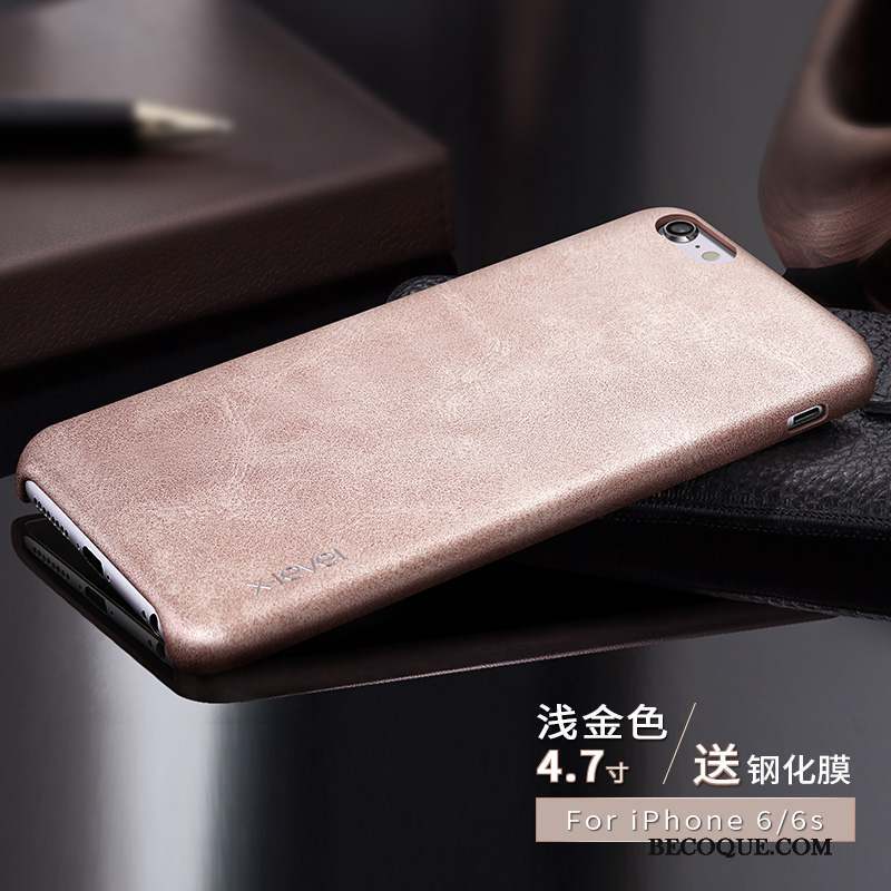 iPhone 6/6s Coque Foncé Protection Étui Étui En Cuir Incassable Carte