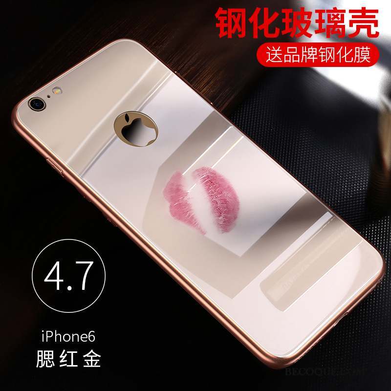 iPhone 6/6s Coque Incassable Tout Compris Étui Blanc Tendance Silicone