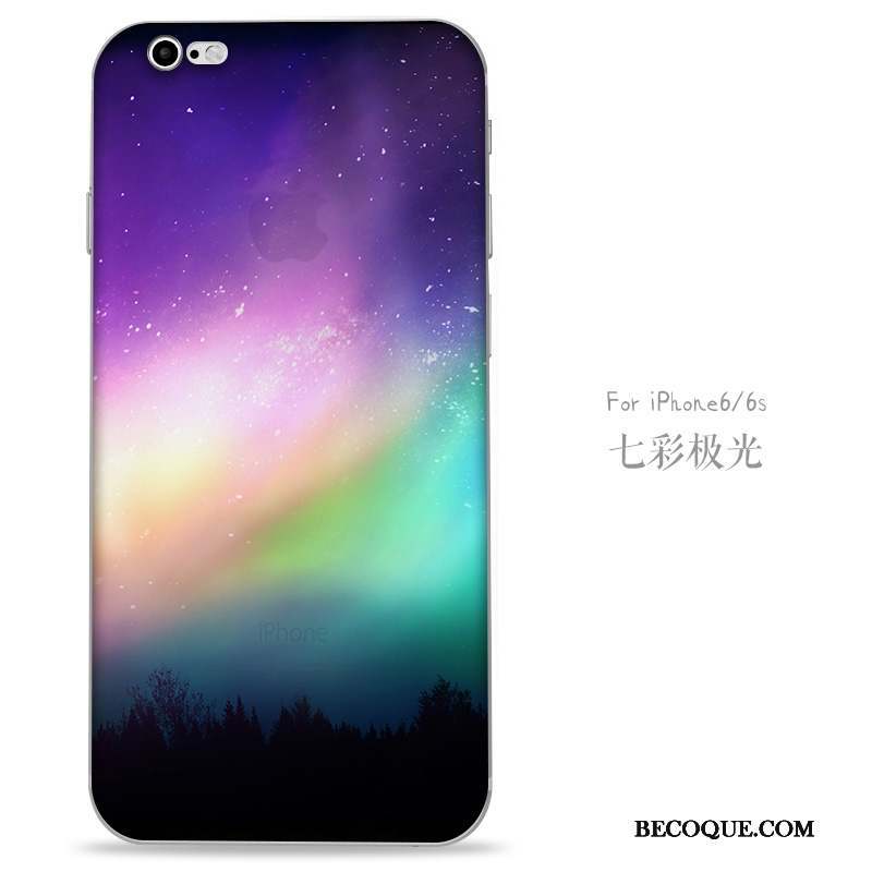 iPhone 6/6s Coque Nouveau Étui Incassable Violet Créatif Tendance