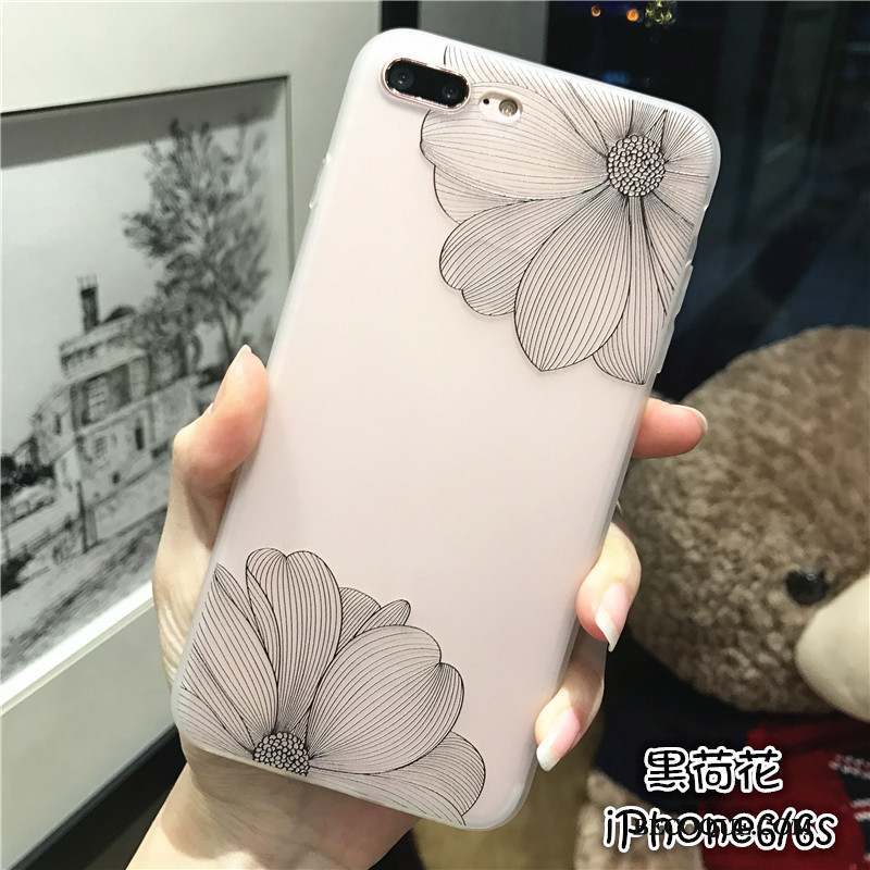 iPhone 6/6s Coque Personnalité Simple Étui Fluide Doux Nouveau Tendance